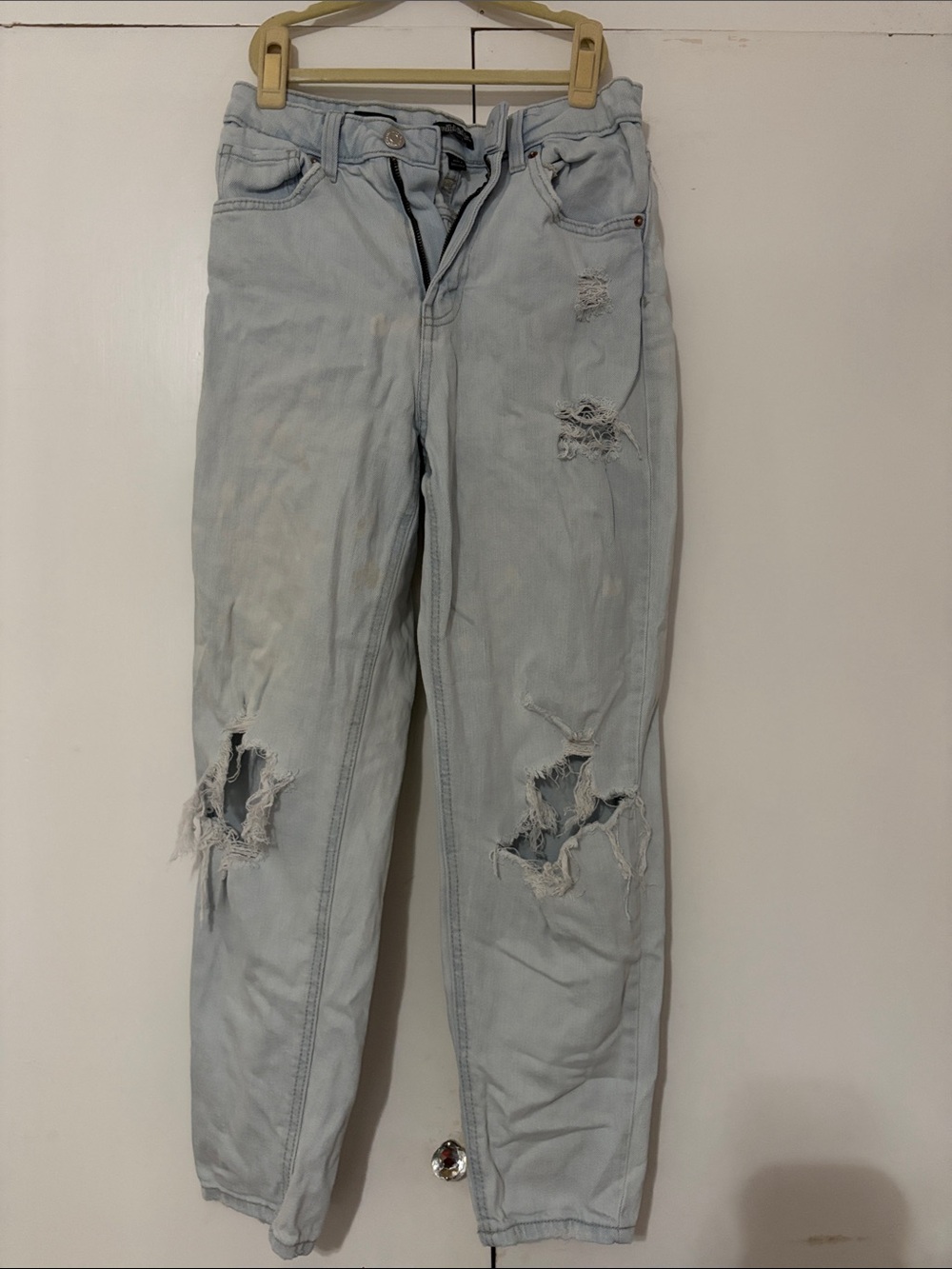 wild fable Light Blue Distressed Women’s Jeans